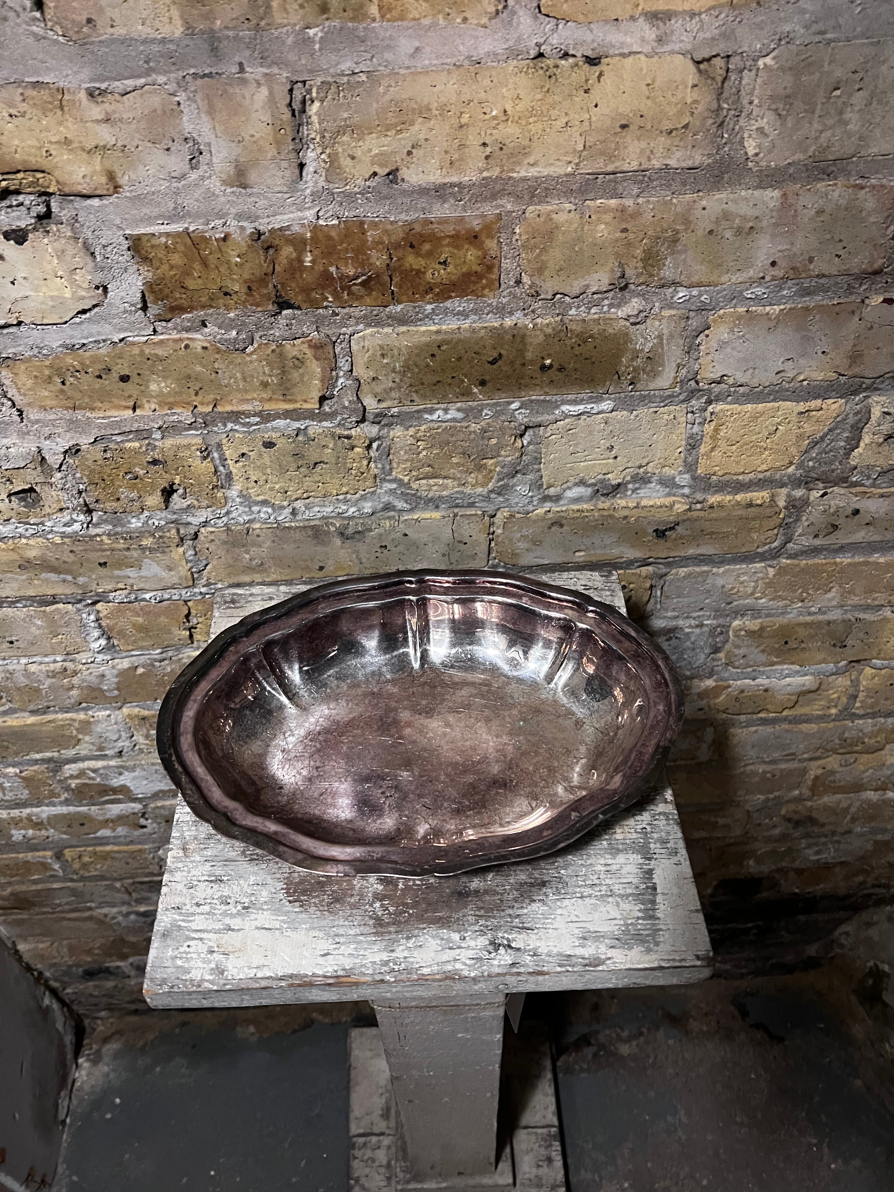 Silverplate Oval Tray