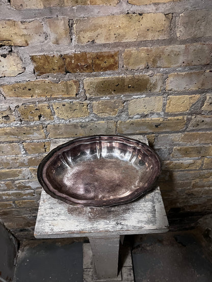 Silverplate Oval Tray