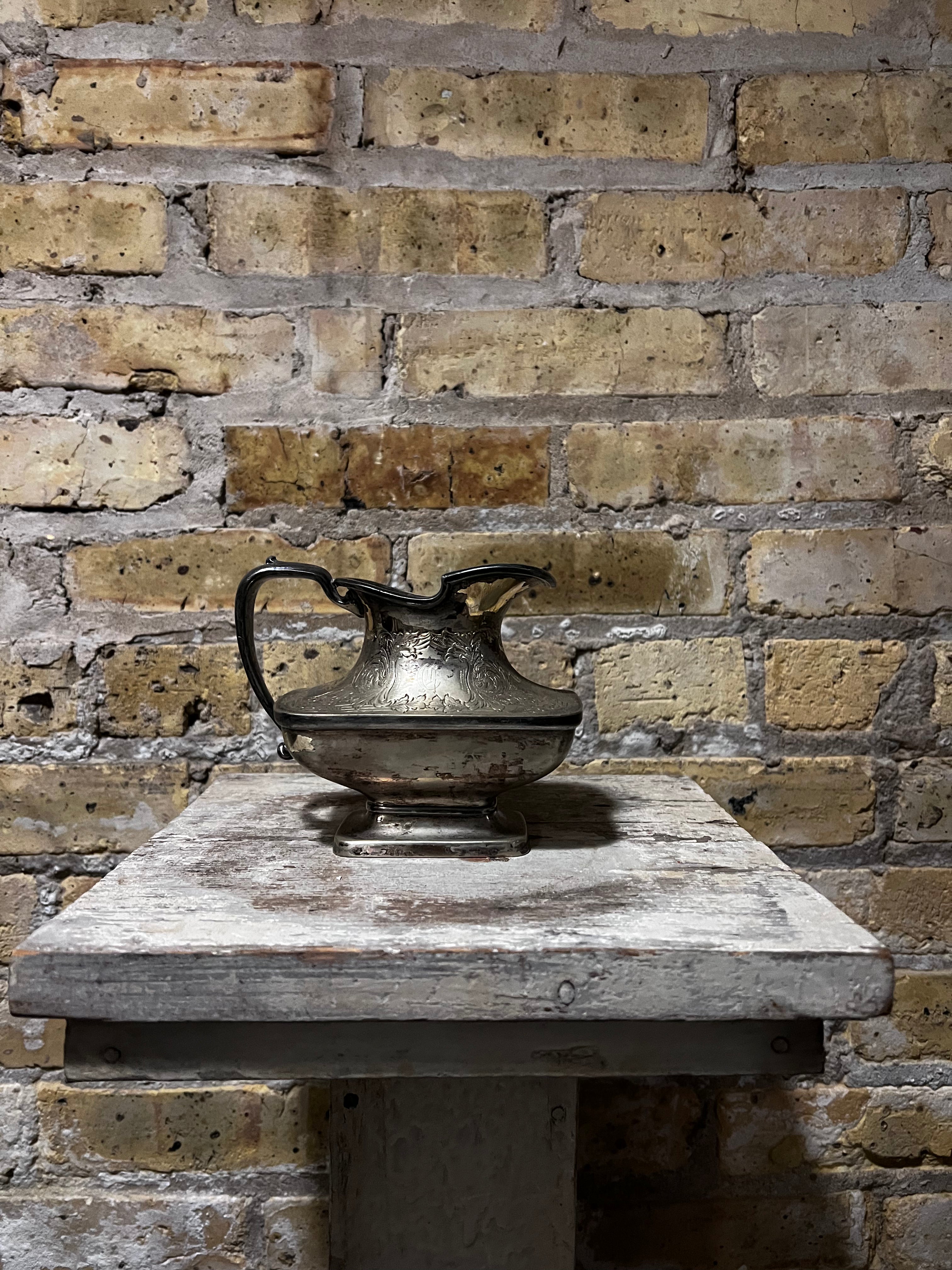 Antique Silverplate Creamer
