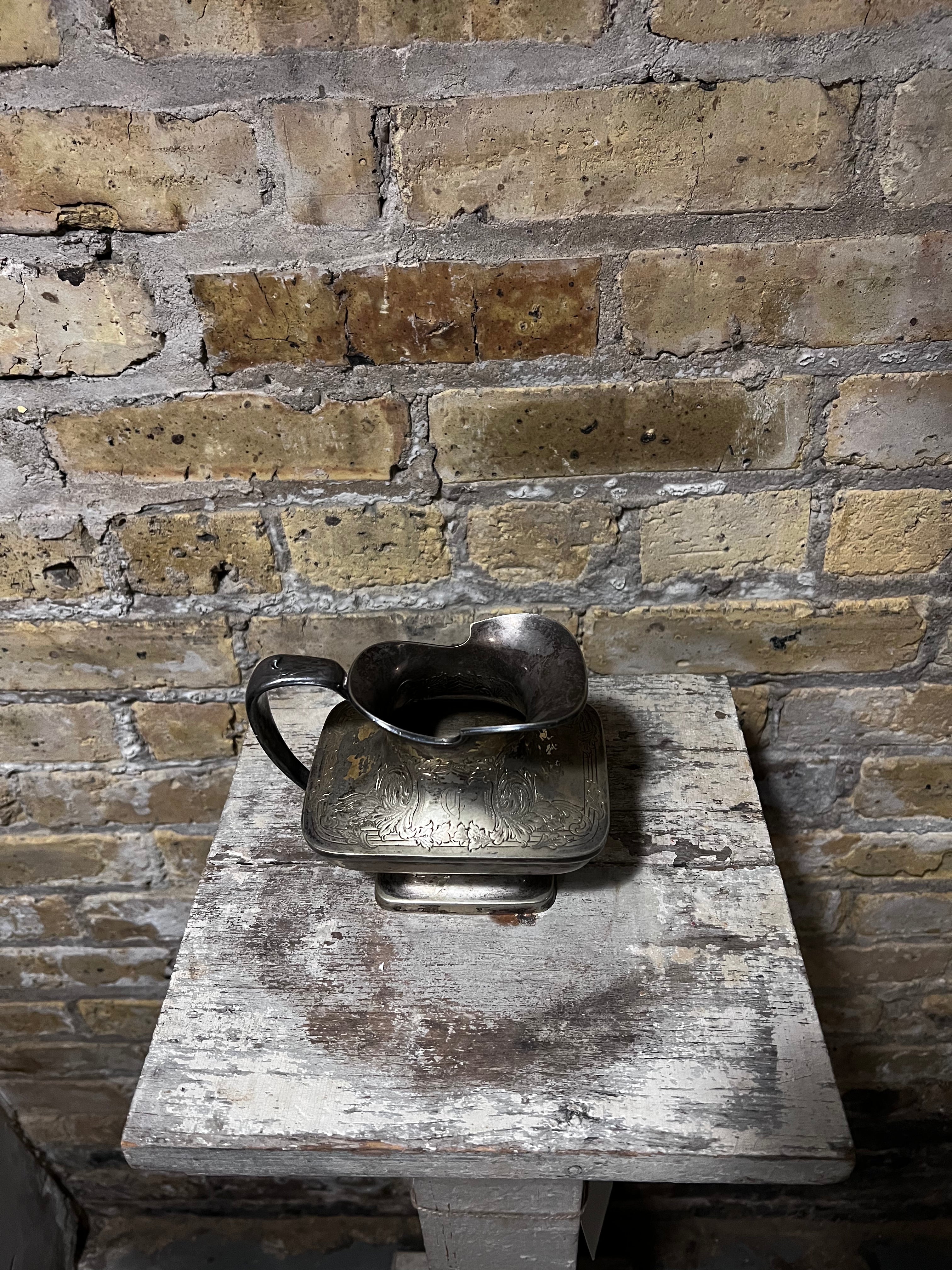 Antique Silverplate Creamer