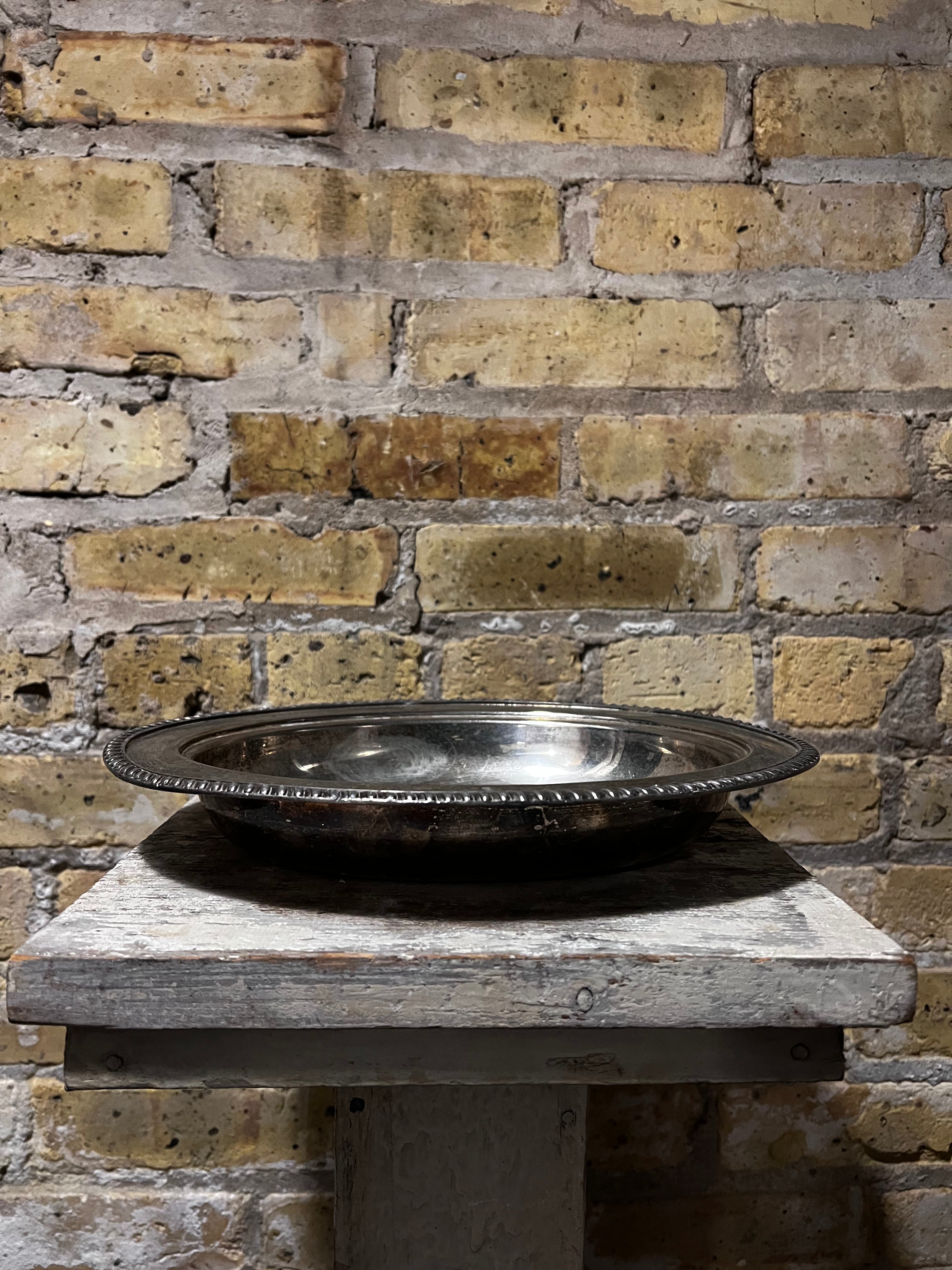 Silverplate Oval Tray
