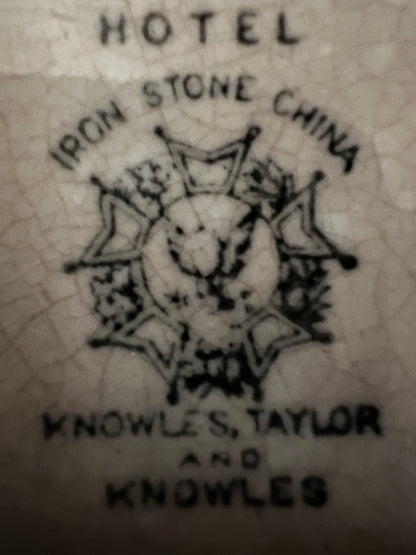 Ironstone Soap Dish