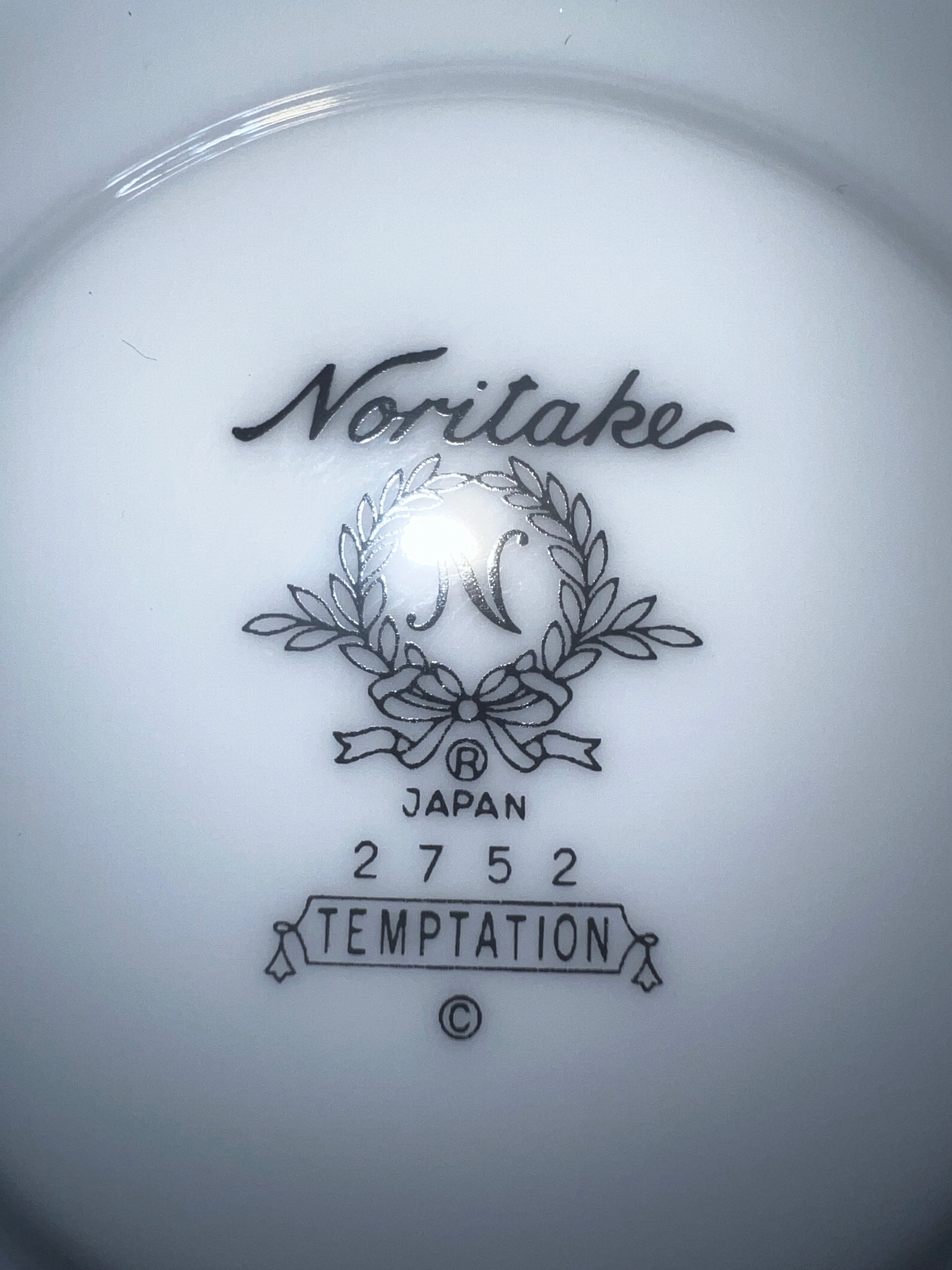 Noritake "Temptation" Saucer