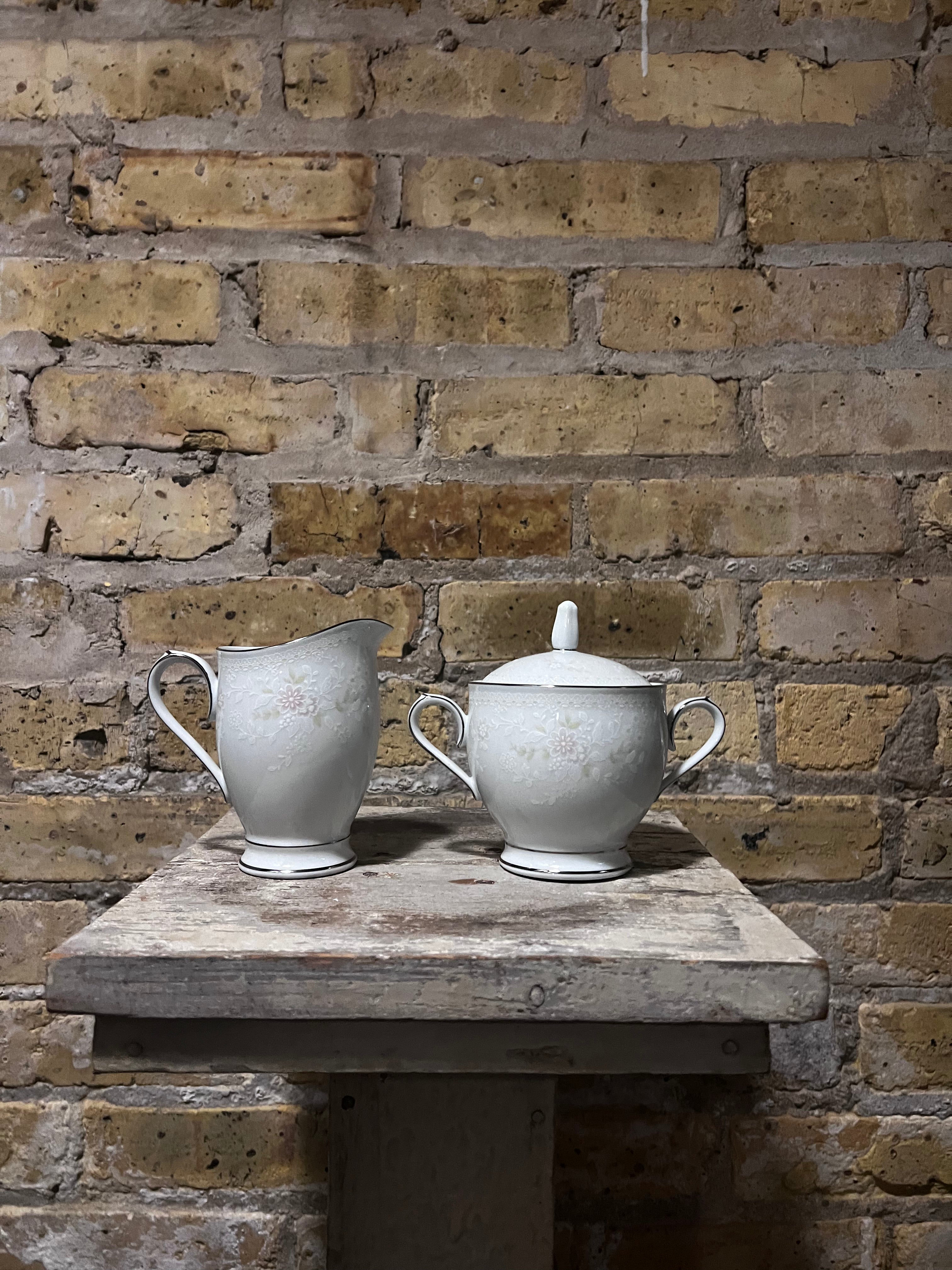 Noritake "Temptation" Creamer & Sugar