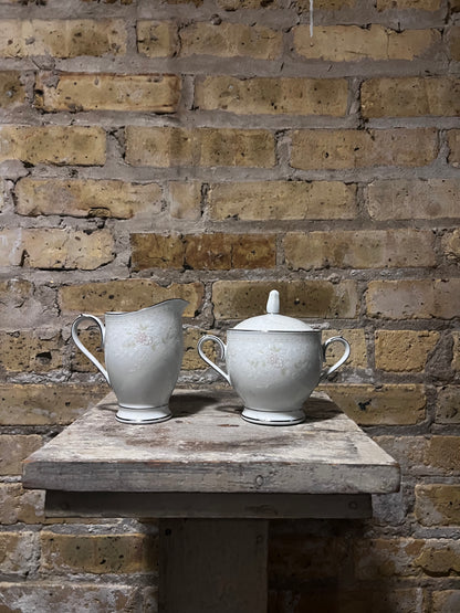 Noritake "Temptation" Creamer & Sugar