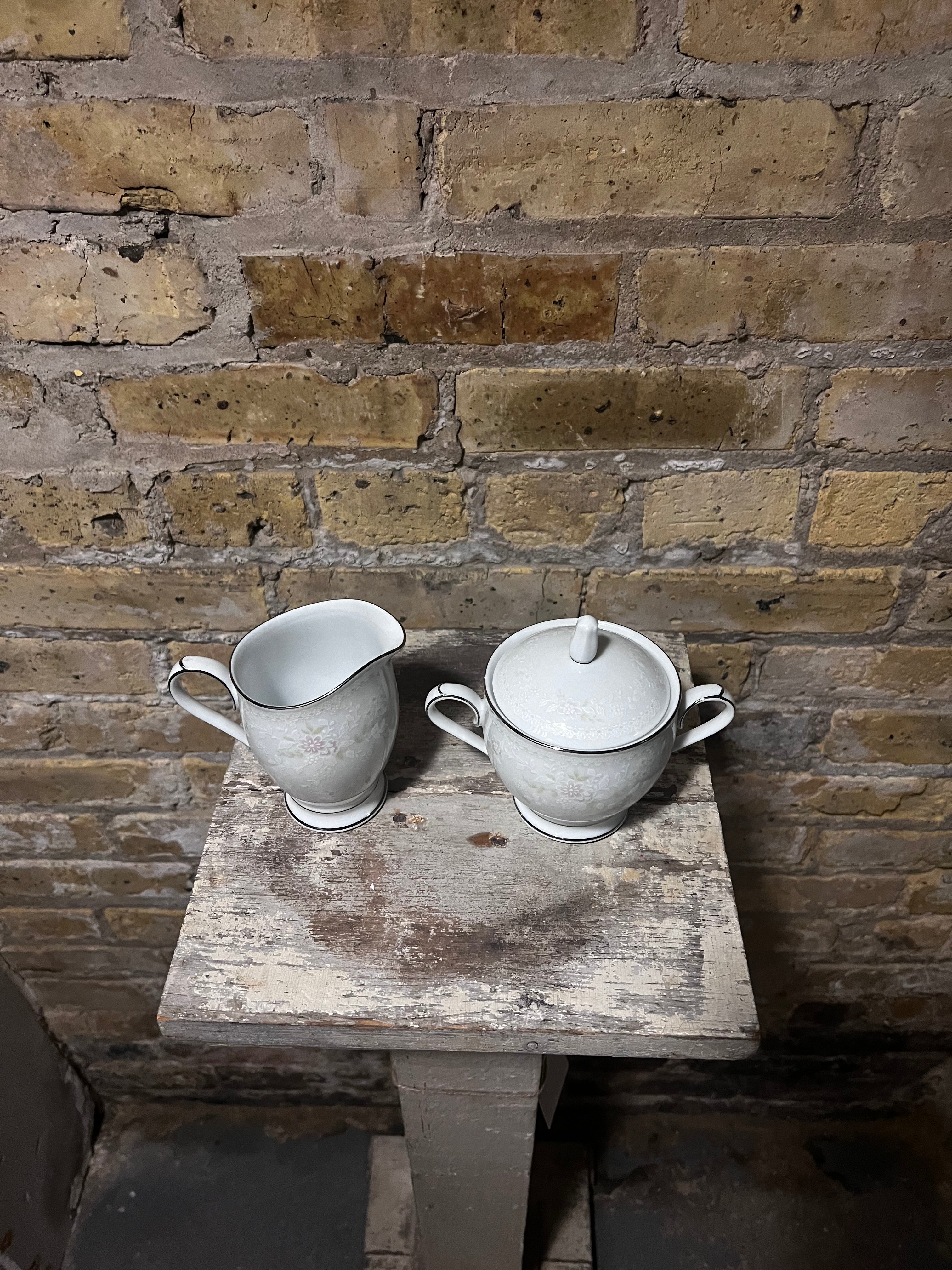 Noritake "Temptation" Creamer & Sugar
