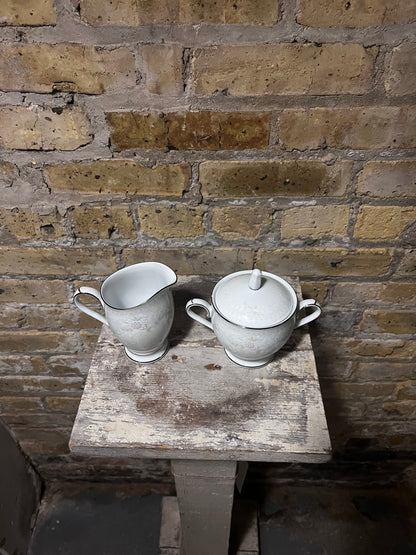 Noritake "Temptation" Creamer & Sugar