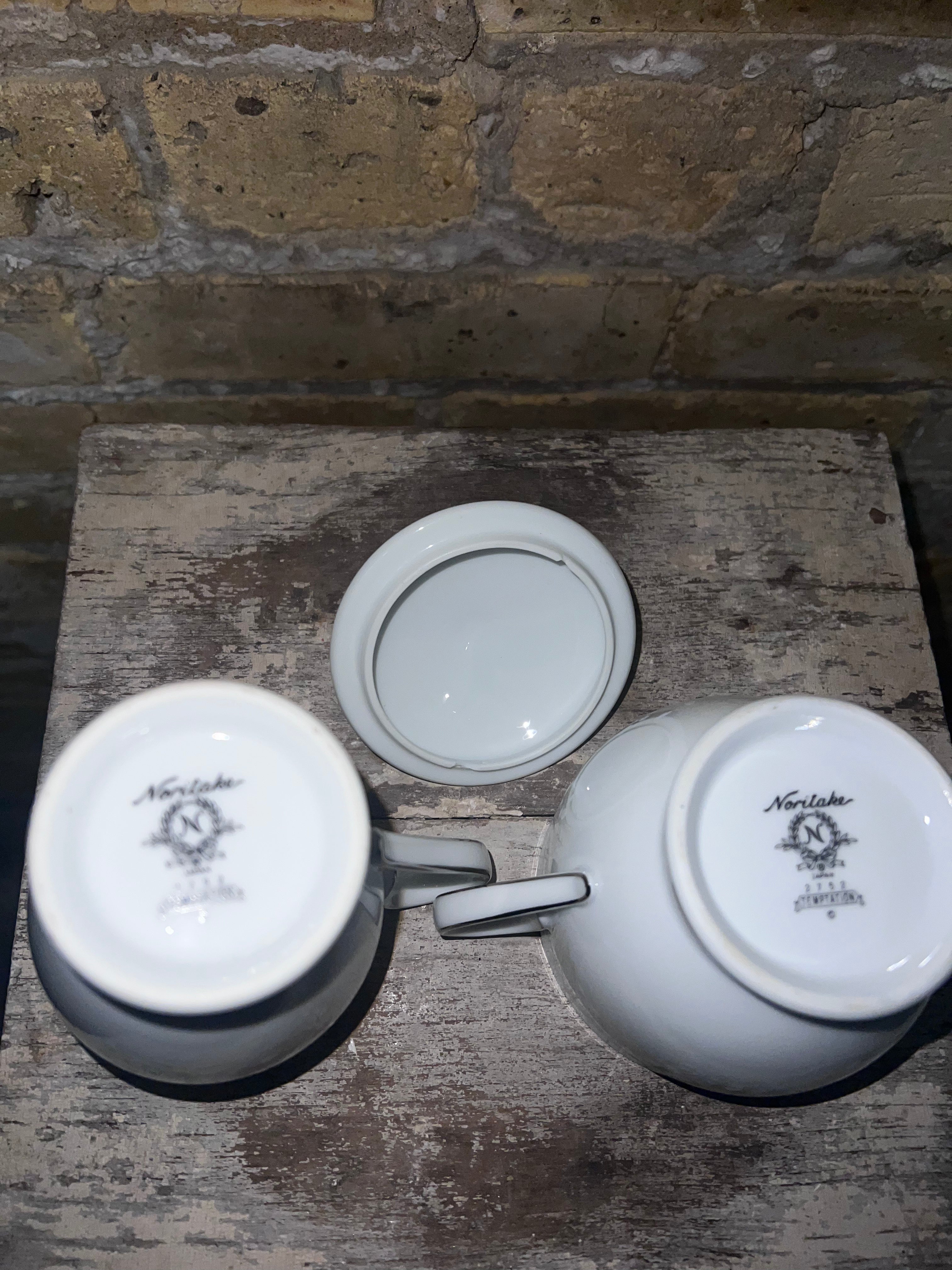 Noritake "Temptation" Creamer & Sugar