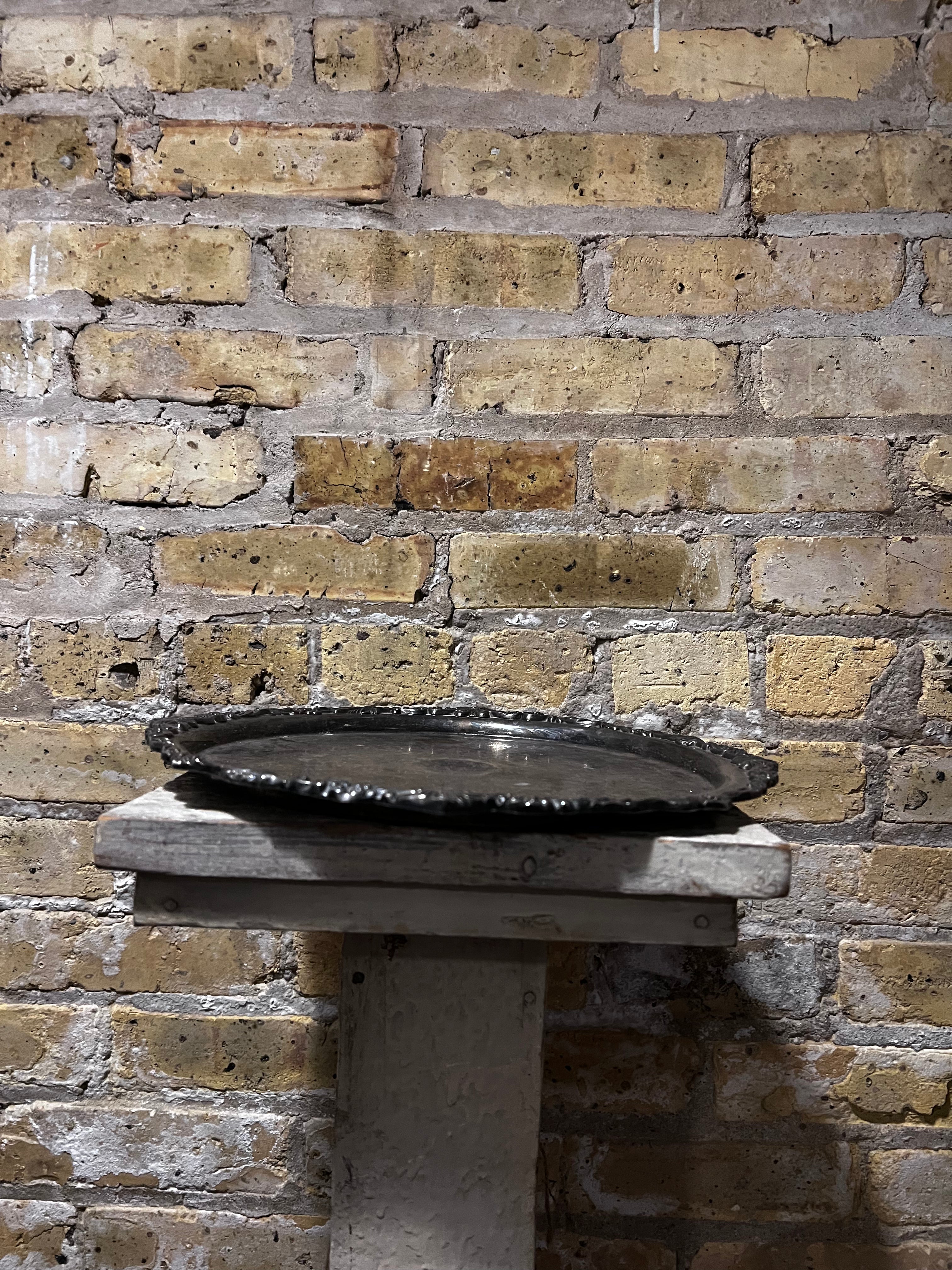 Lg Silverplate Tray