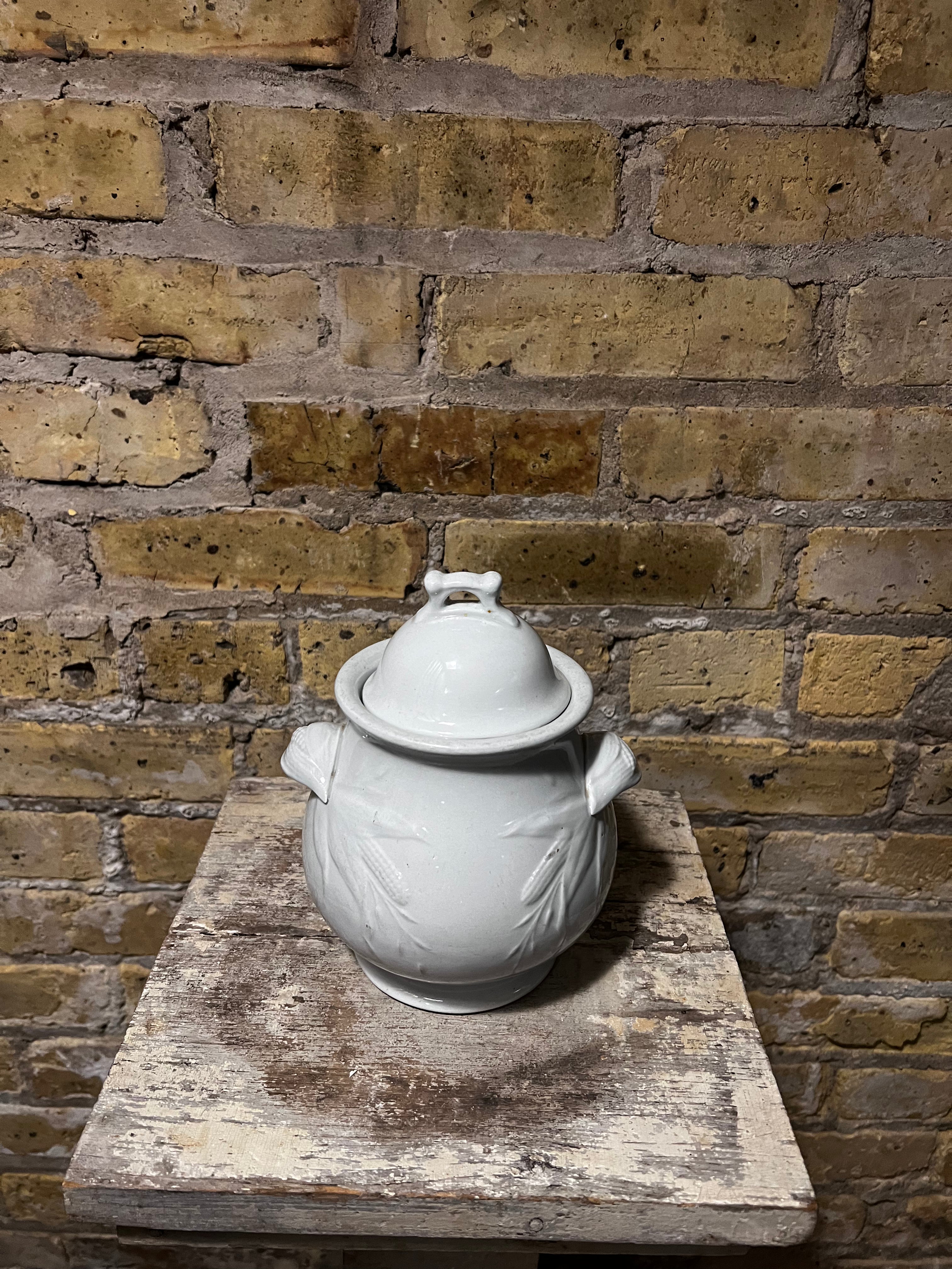 Ceramic Sugar Bowl With Lid