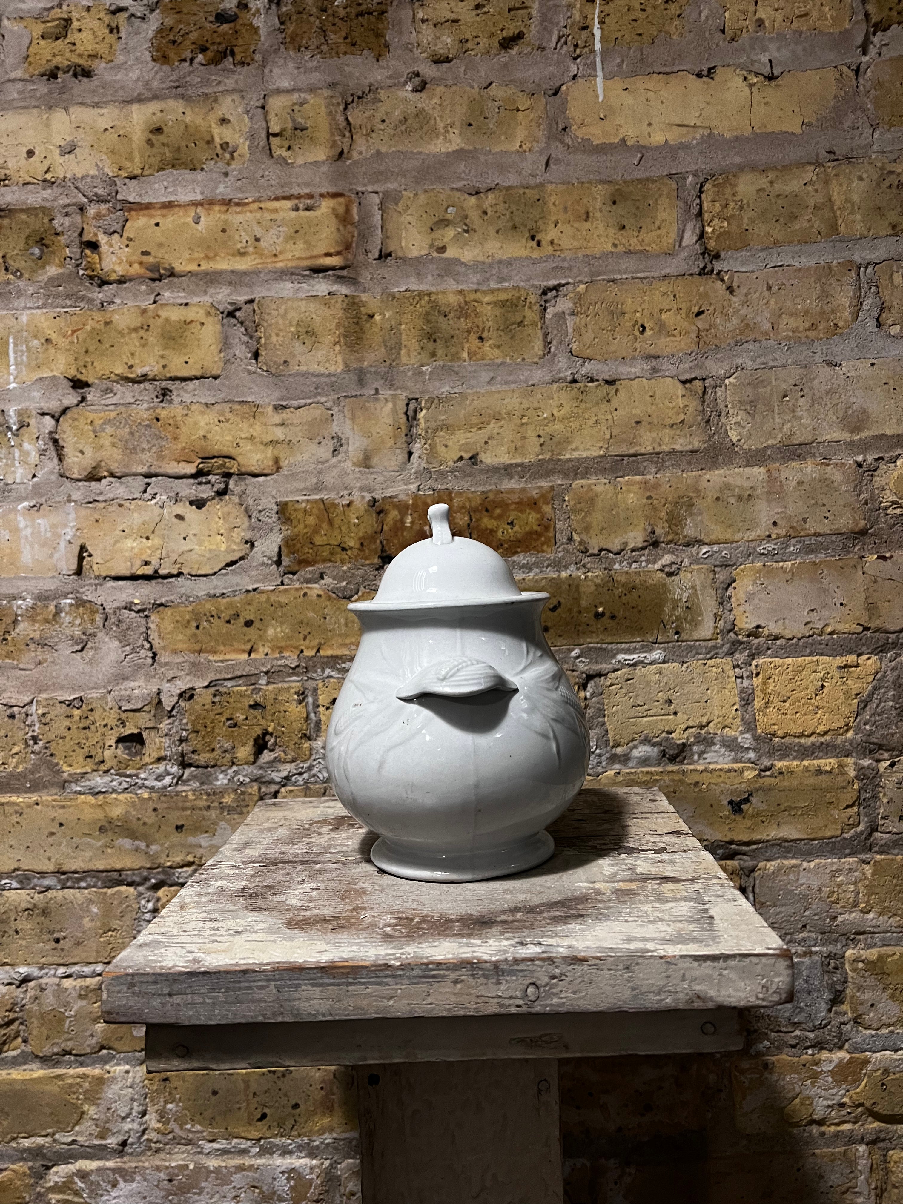 Ceramic Sugar Bowl With Lid