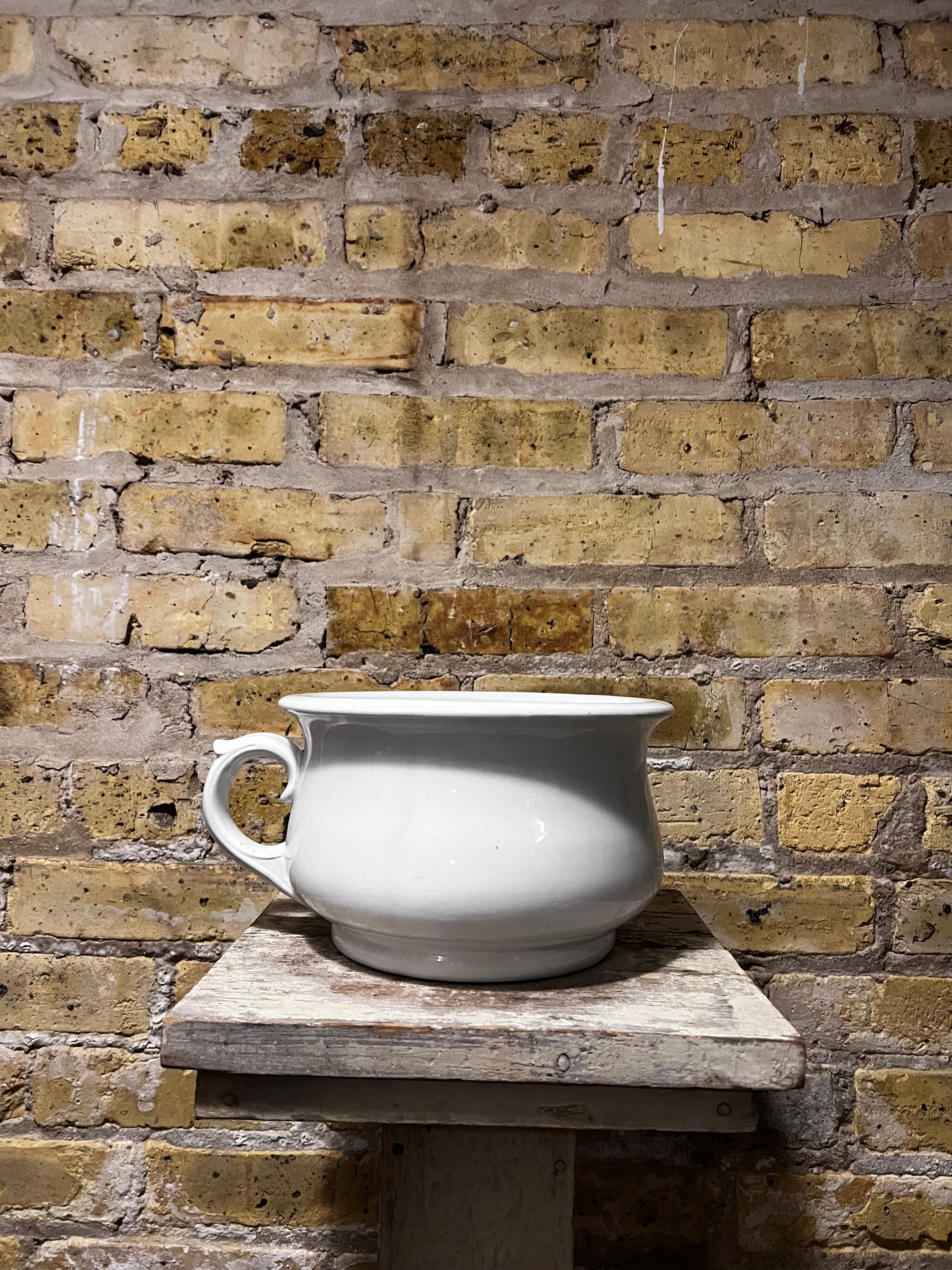 Ironstone Chamber Pot