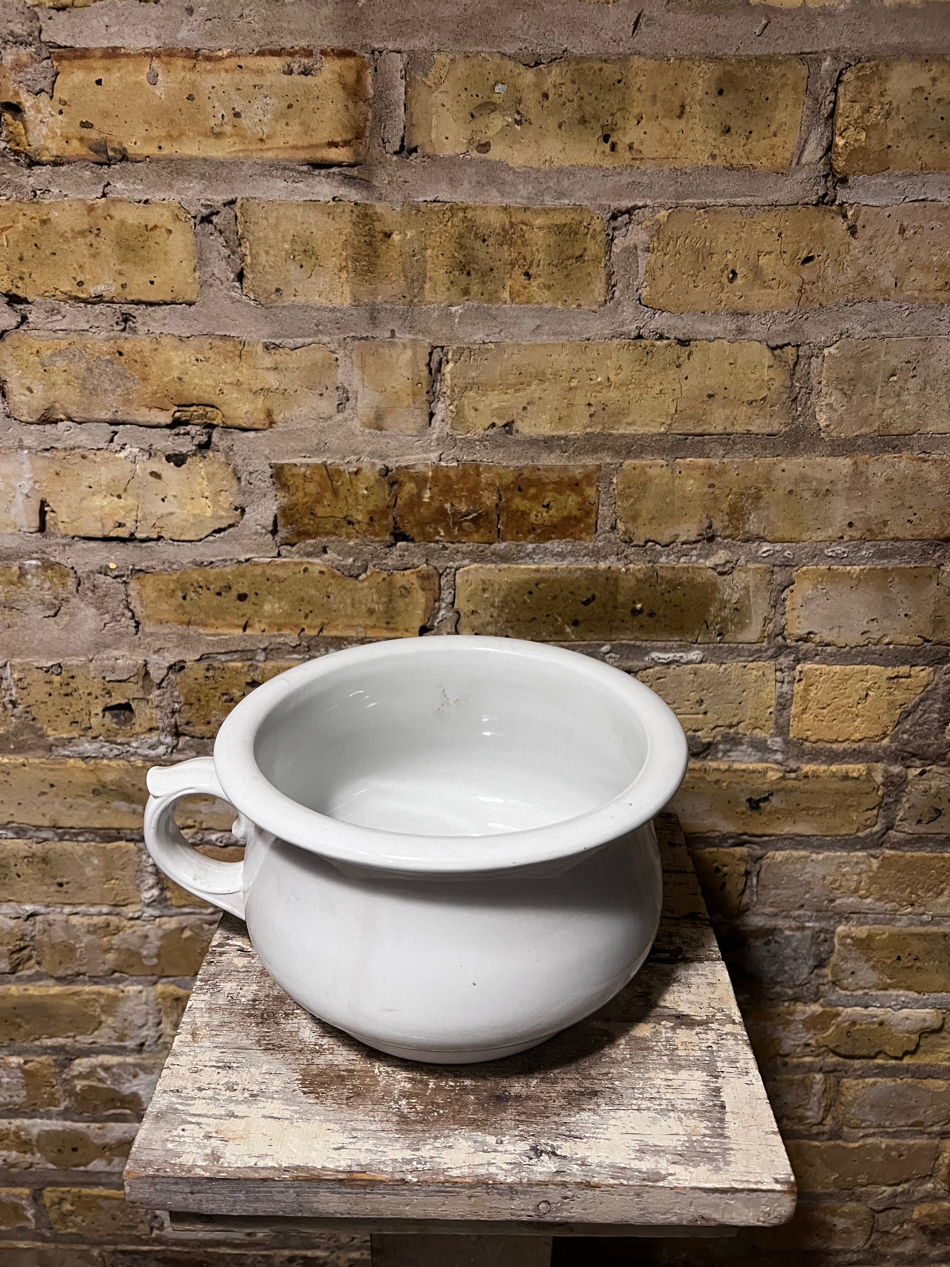 Ironstone Chamber Pot
