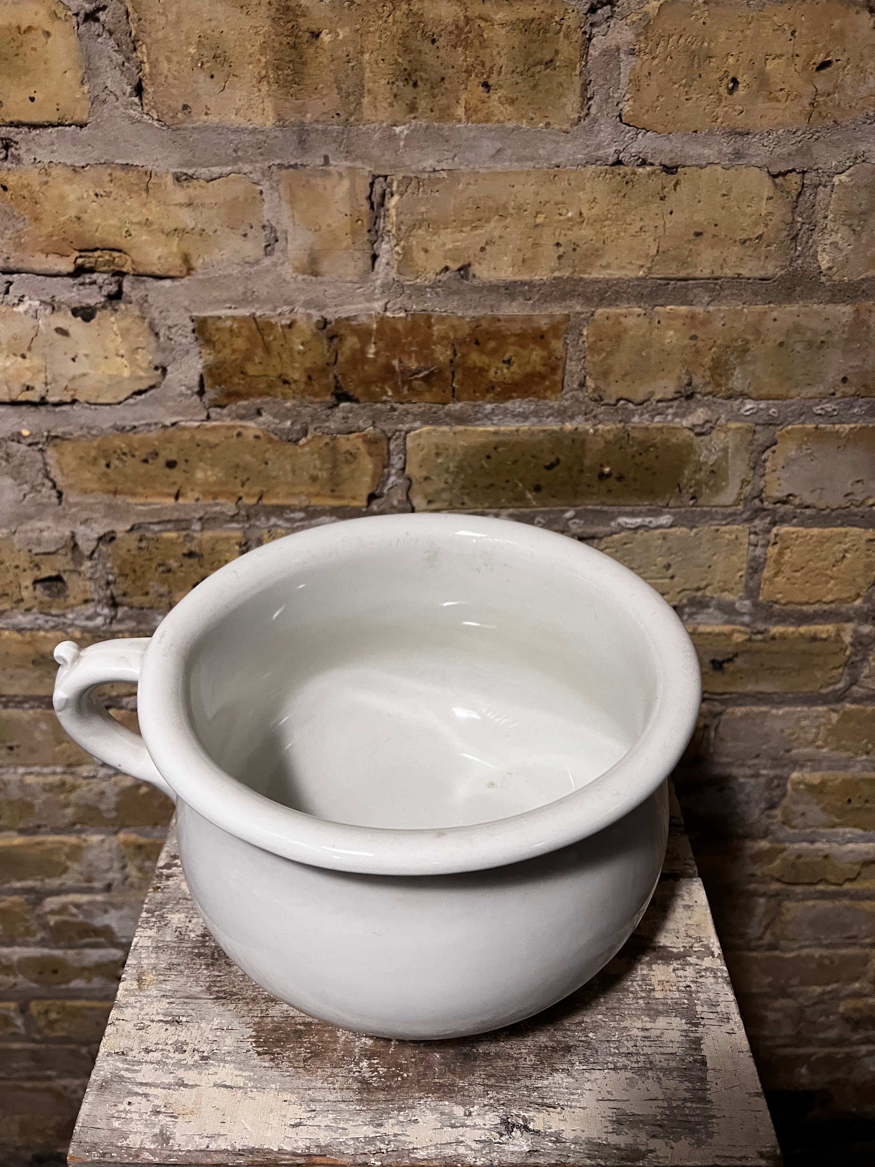 Ironstone Chamber Pot
