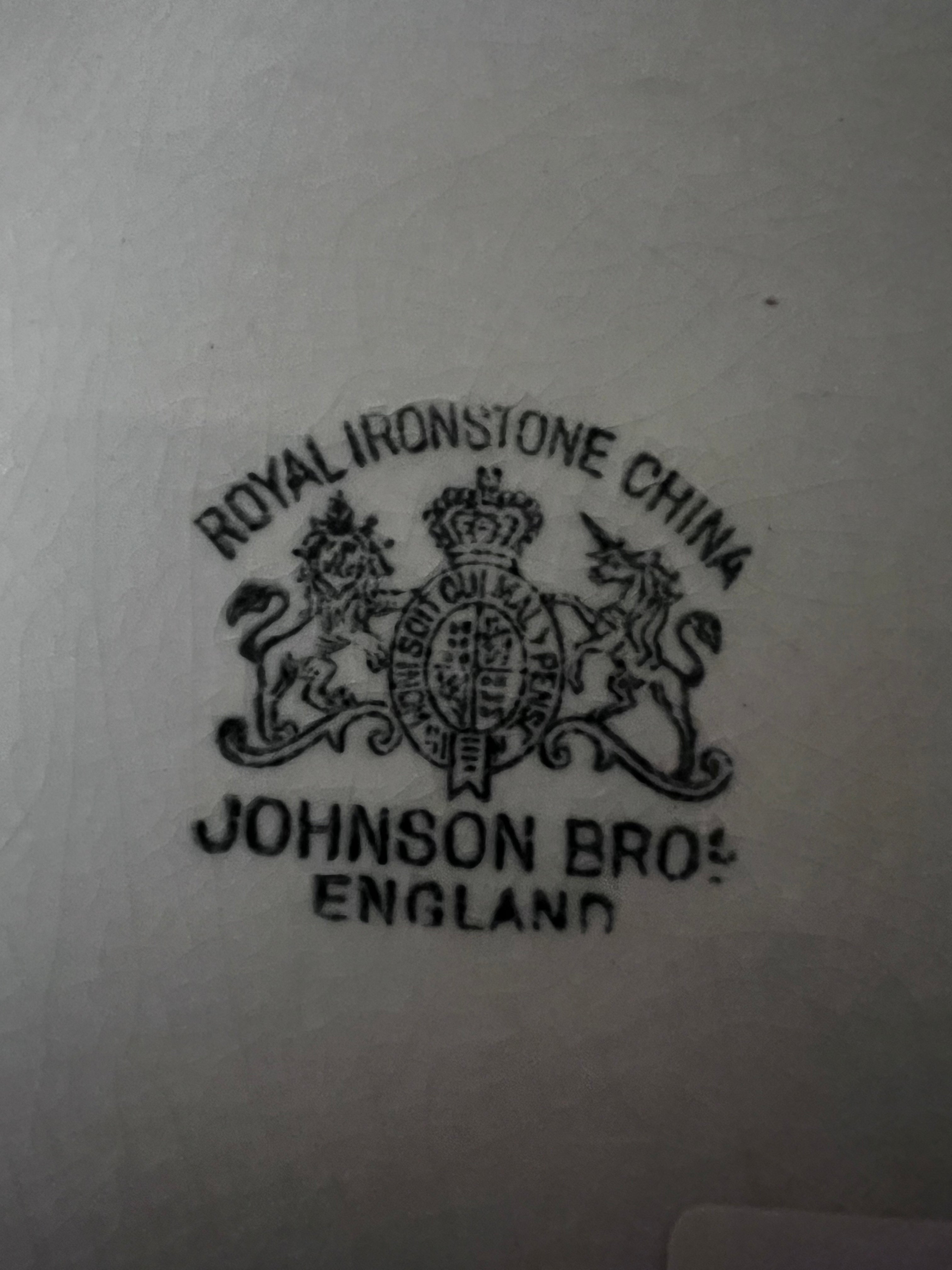 Johnson Bros Ironstone Bowl Lrg