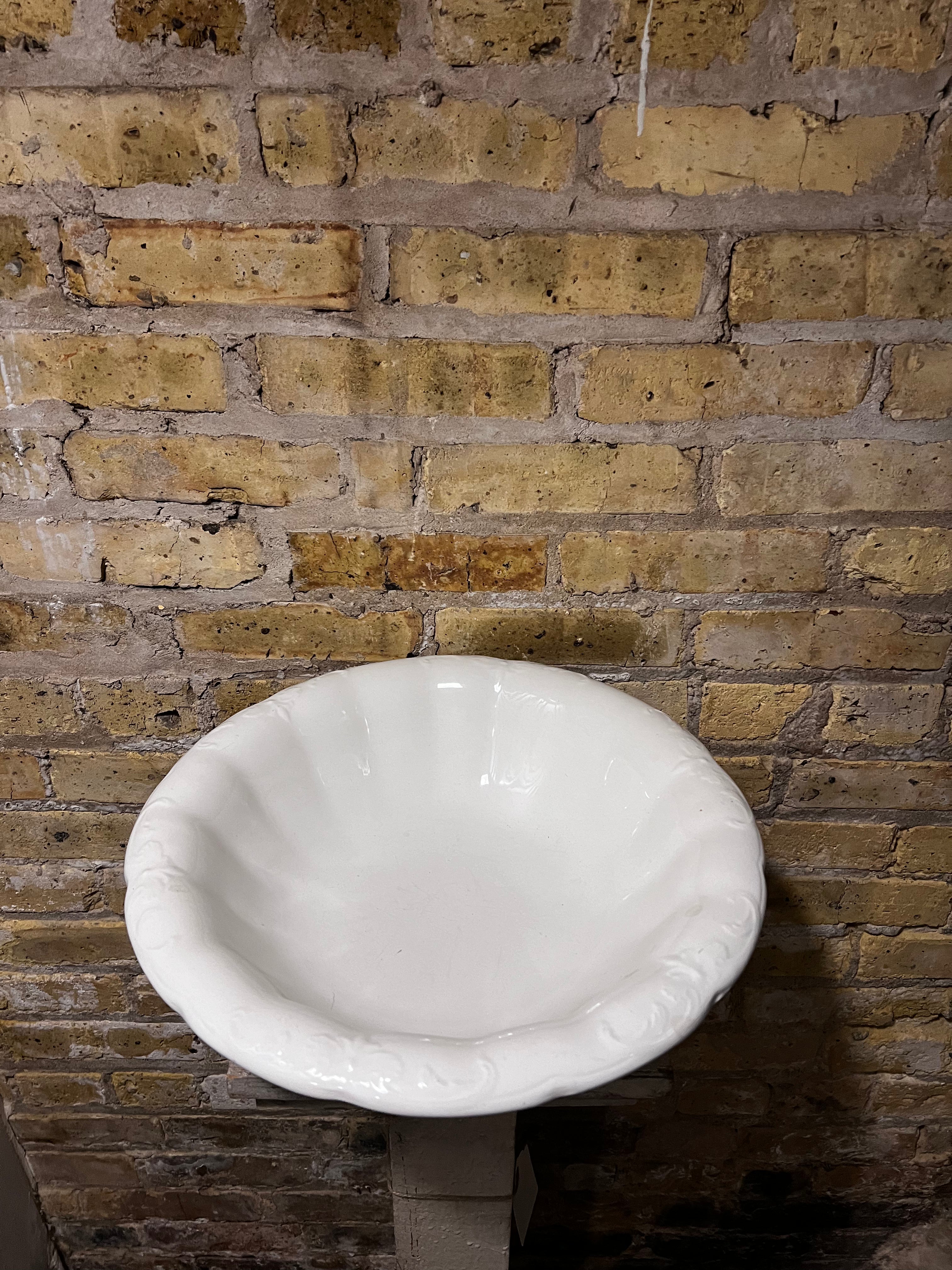 White Ceramic Basin