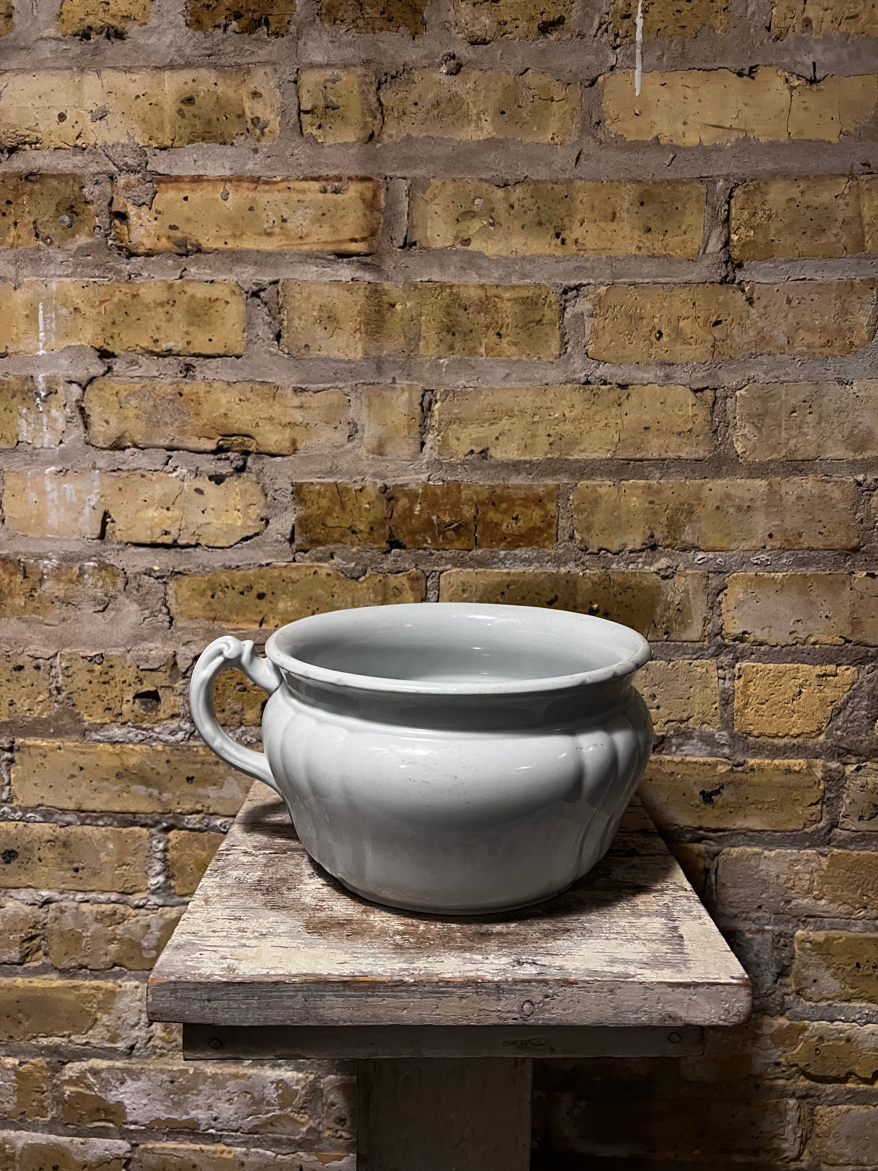 Ironstone Chamber Pot