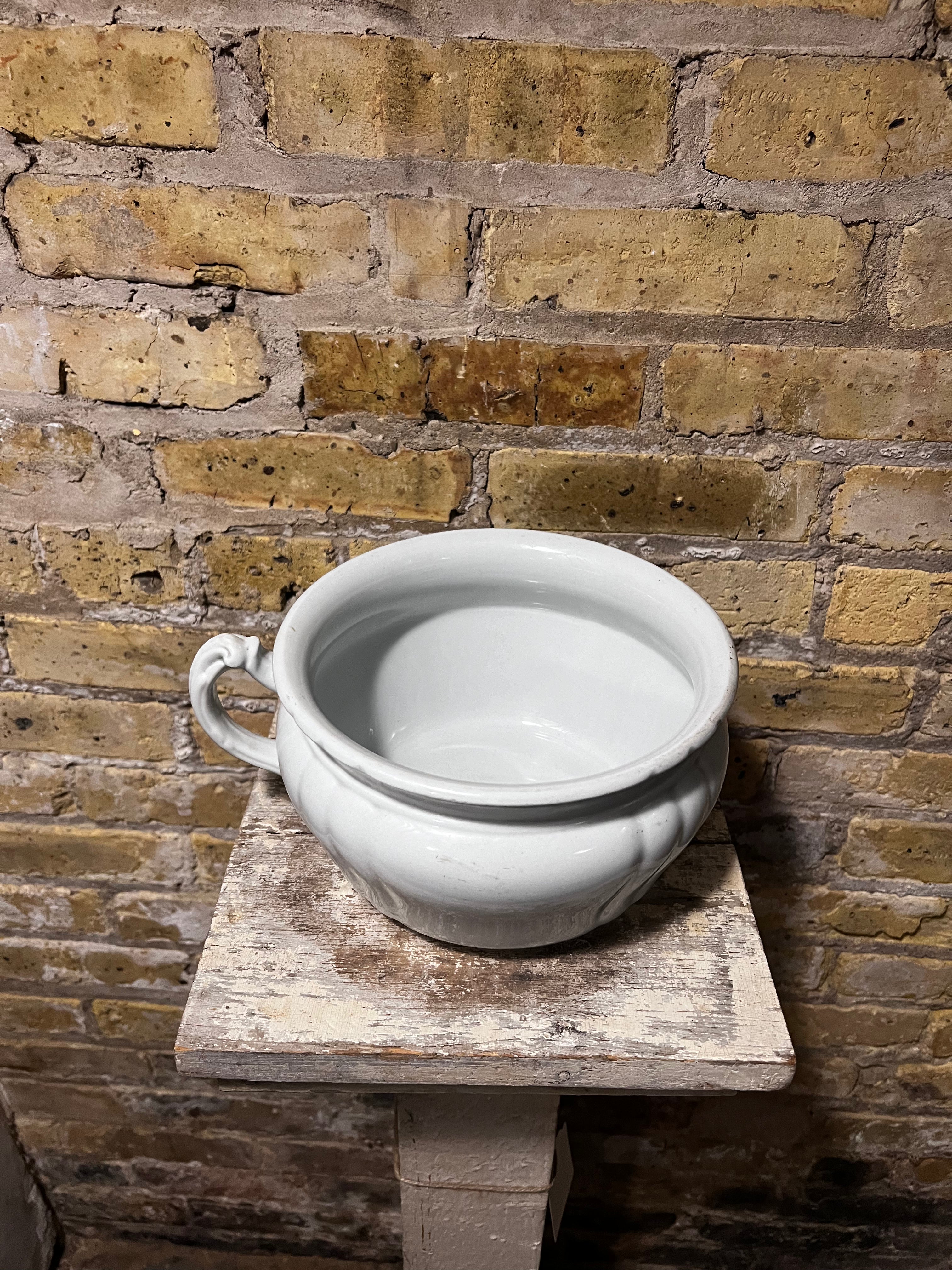 Ironstone Chamber Pot