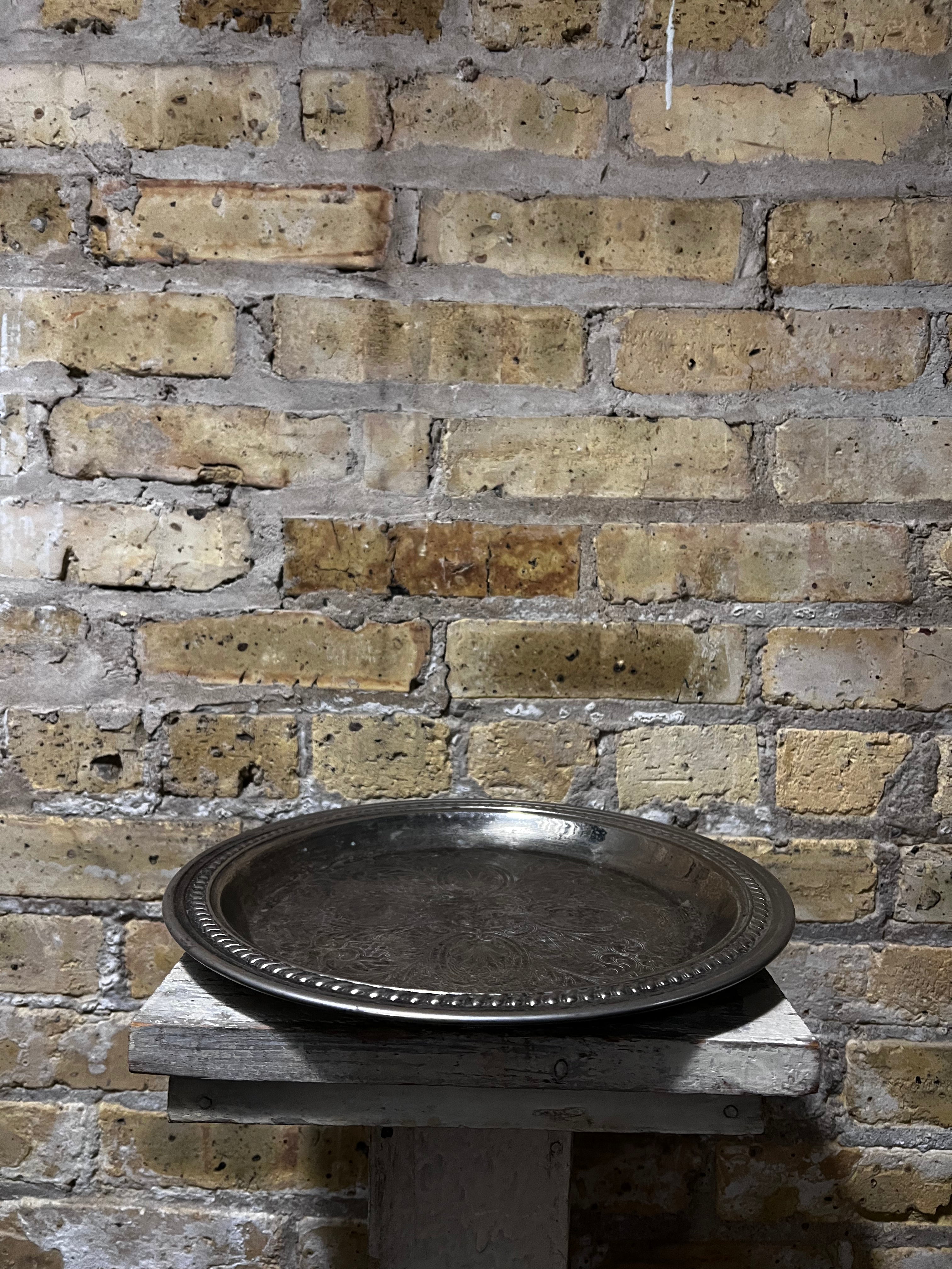 Lg Silverplate Tray