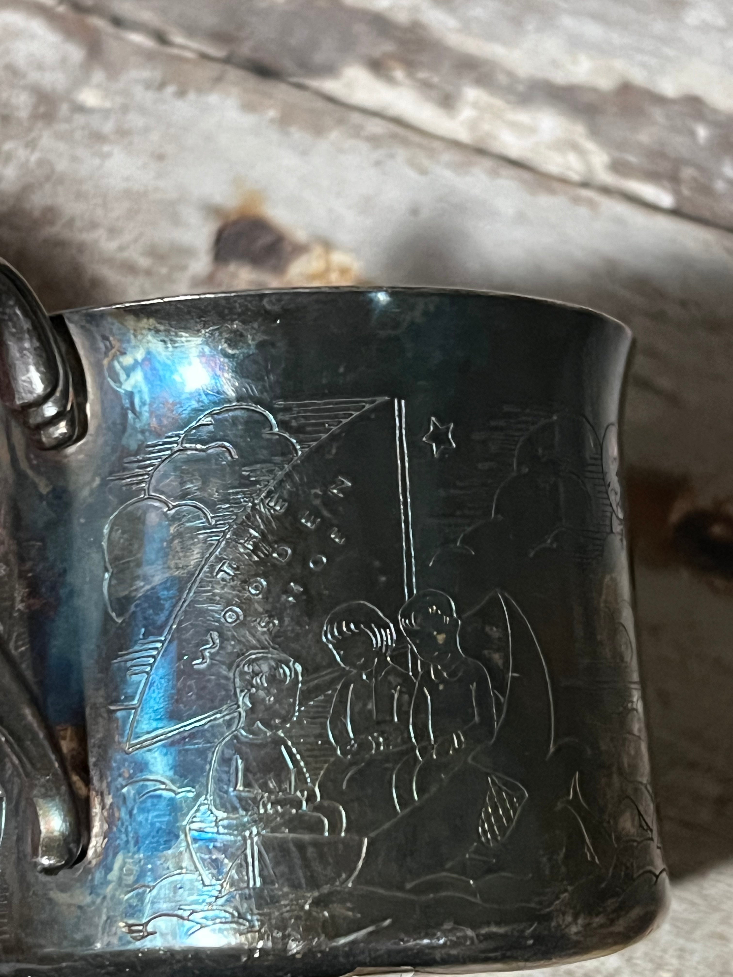 Vintage Carlton Silverplate Mug