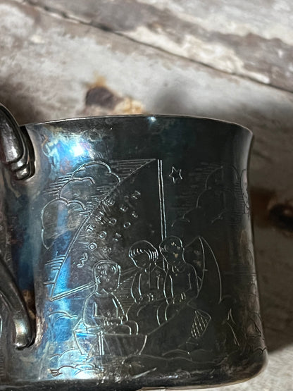 Vintage Carlton Silverplate Mug