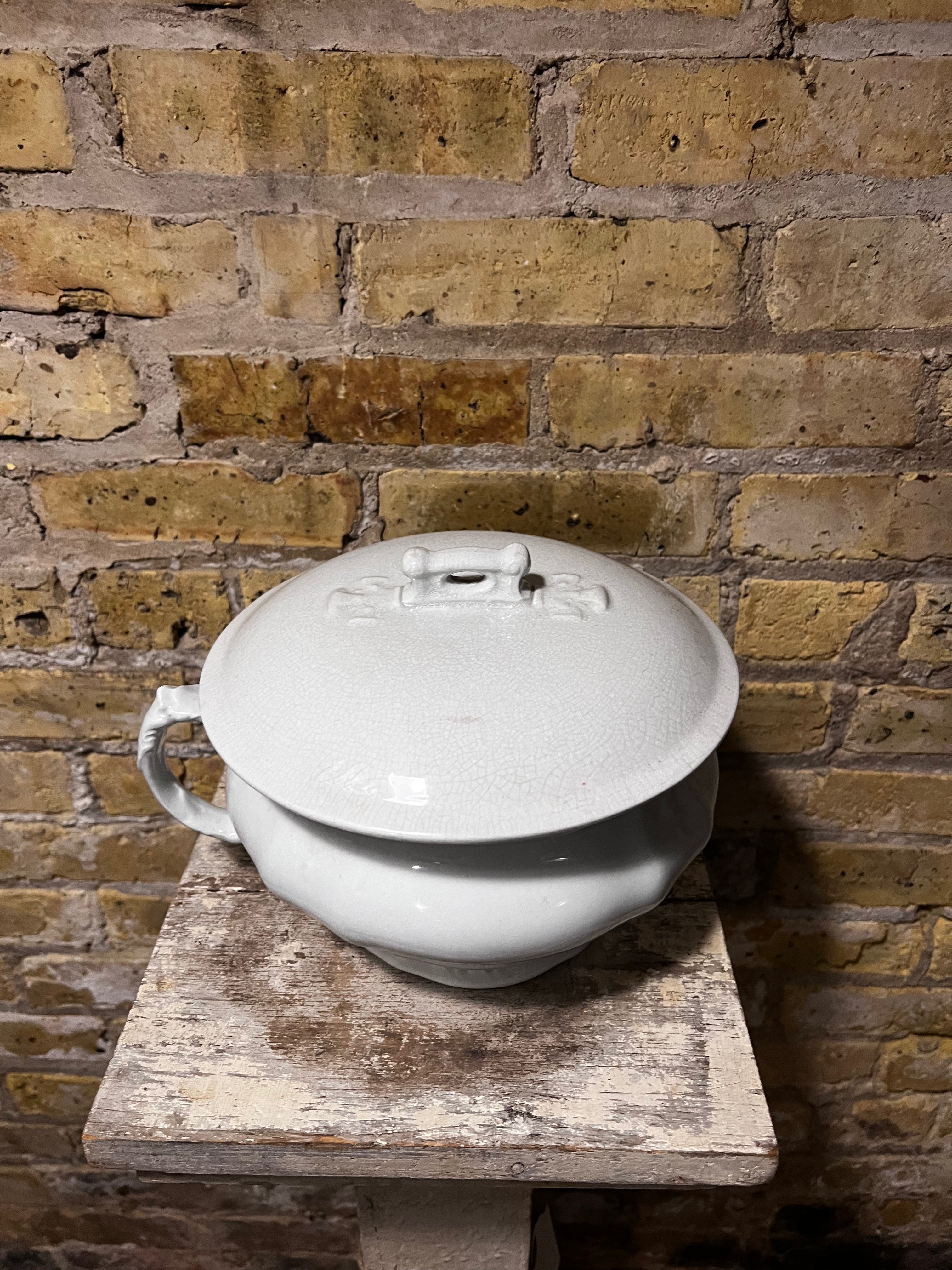 Ironstone Chamber Pot
