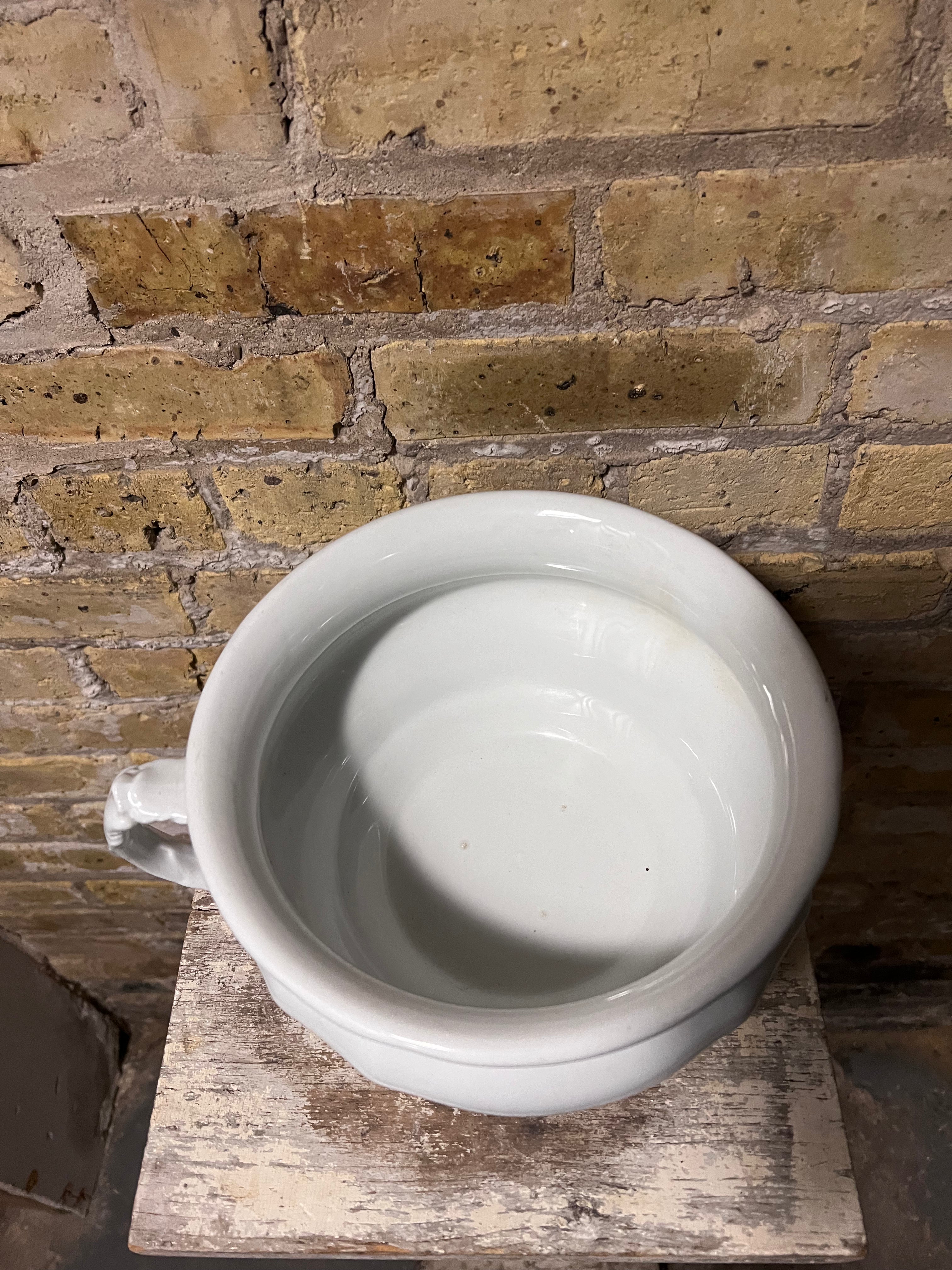 Ironstone Chamber Pot