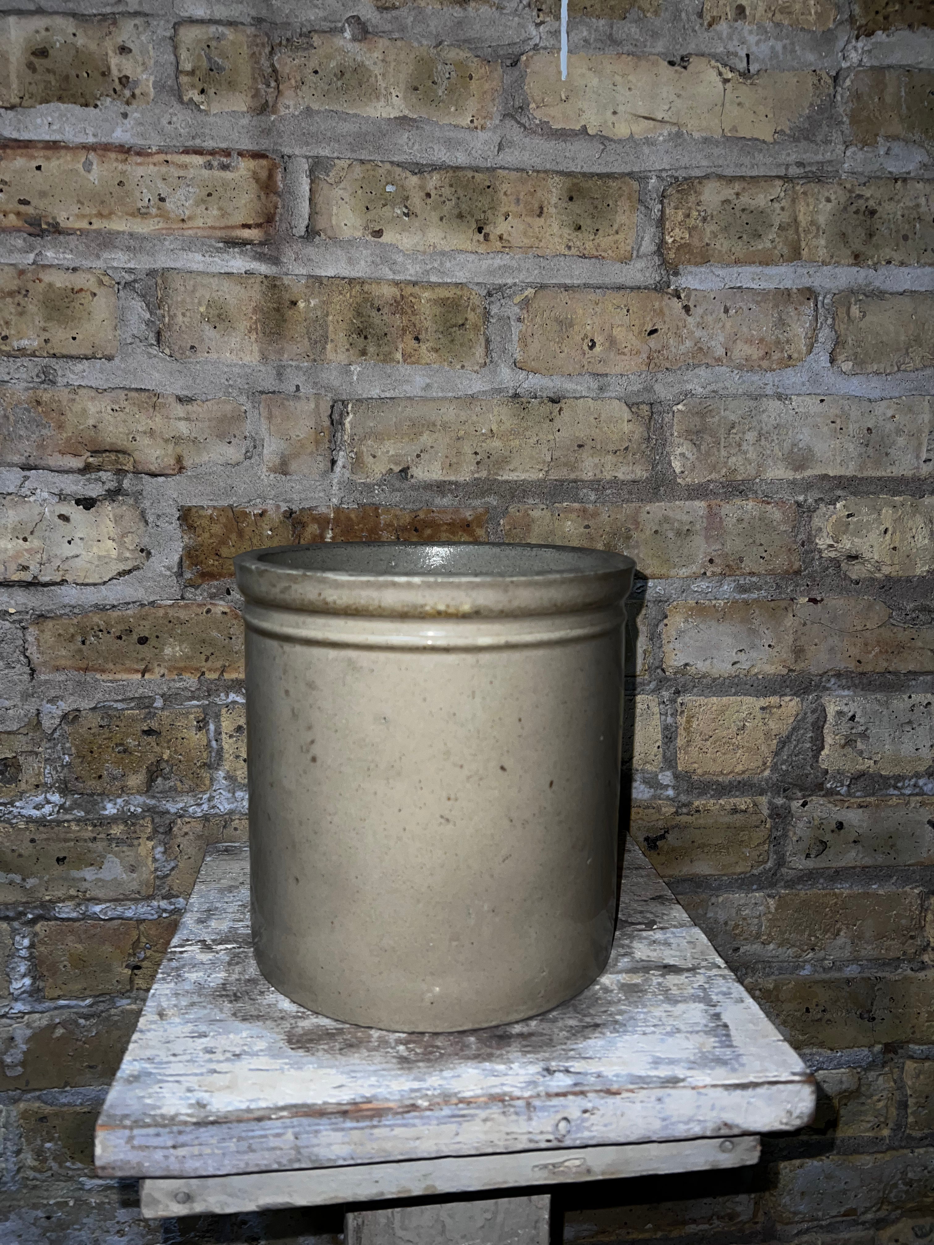 Stoneware Crock- Lg