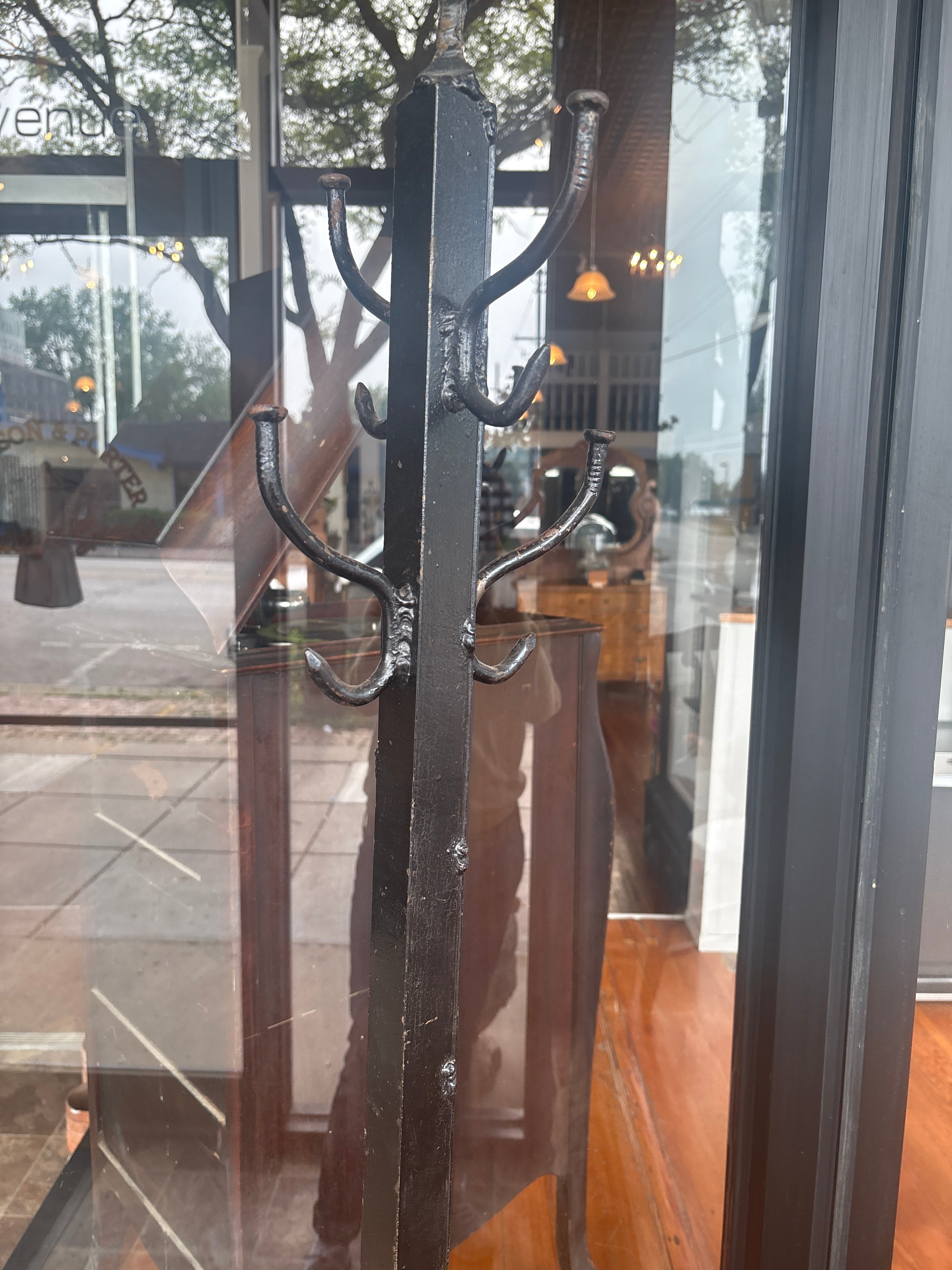 Iron Coat Rack