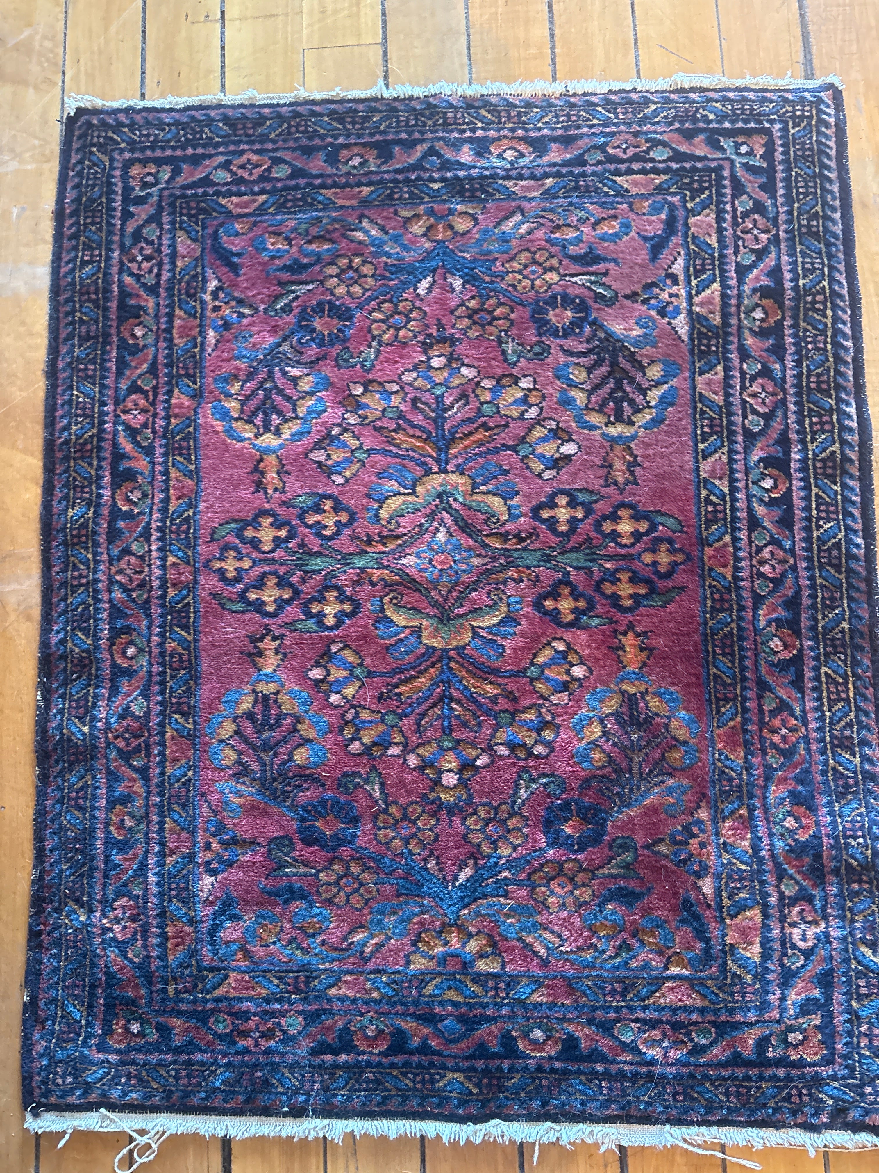 Persian Red Handmade Rug 3x5