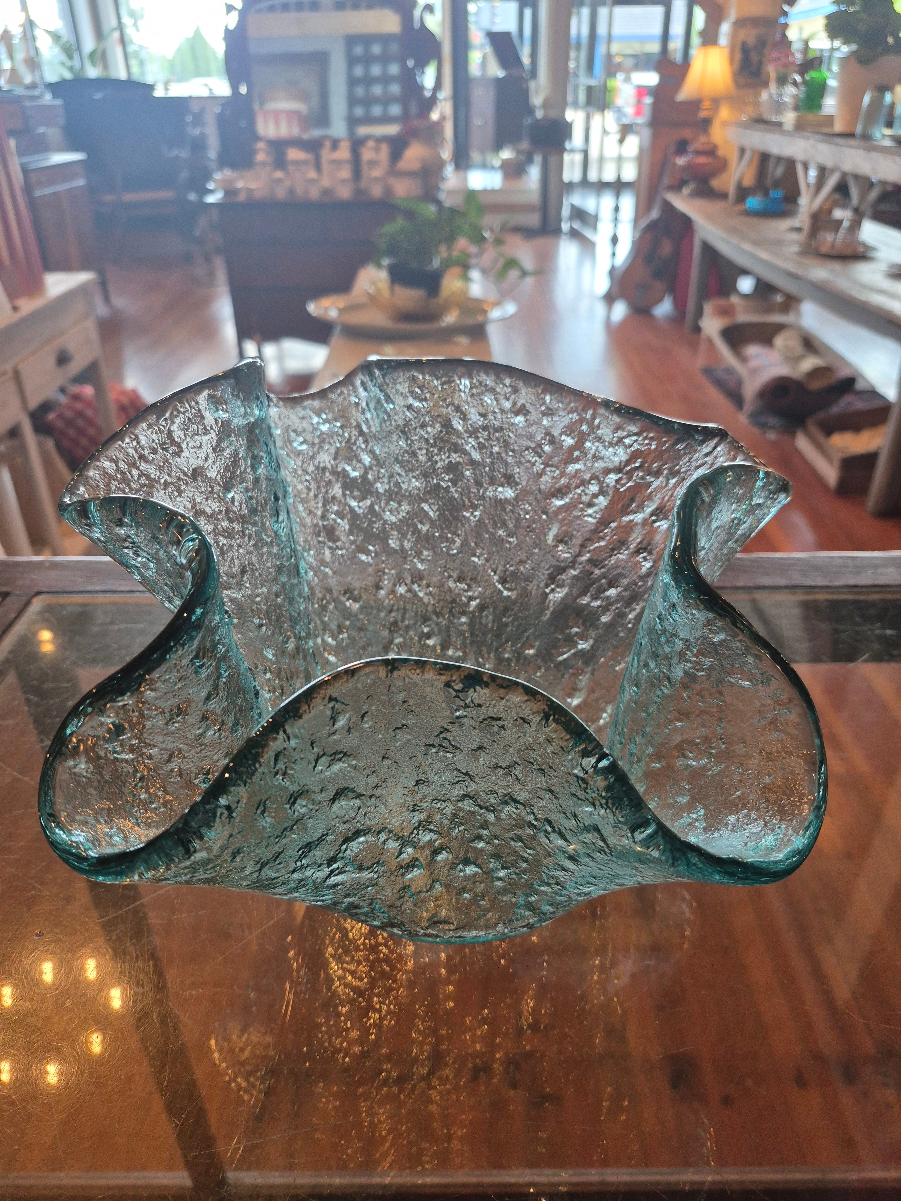 1970s Italian muerero glass bowl
