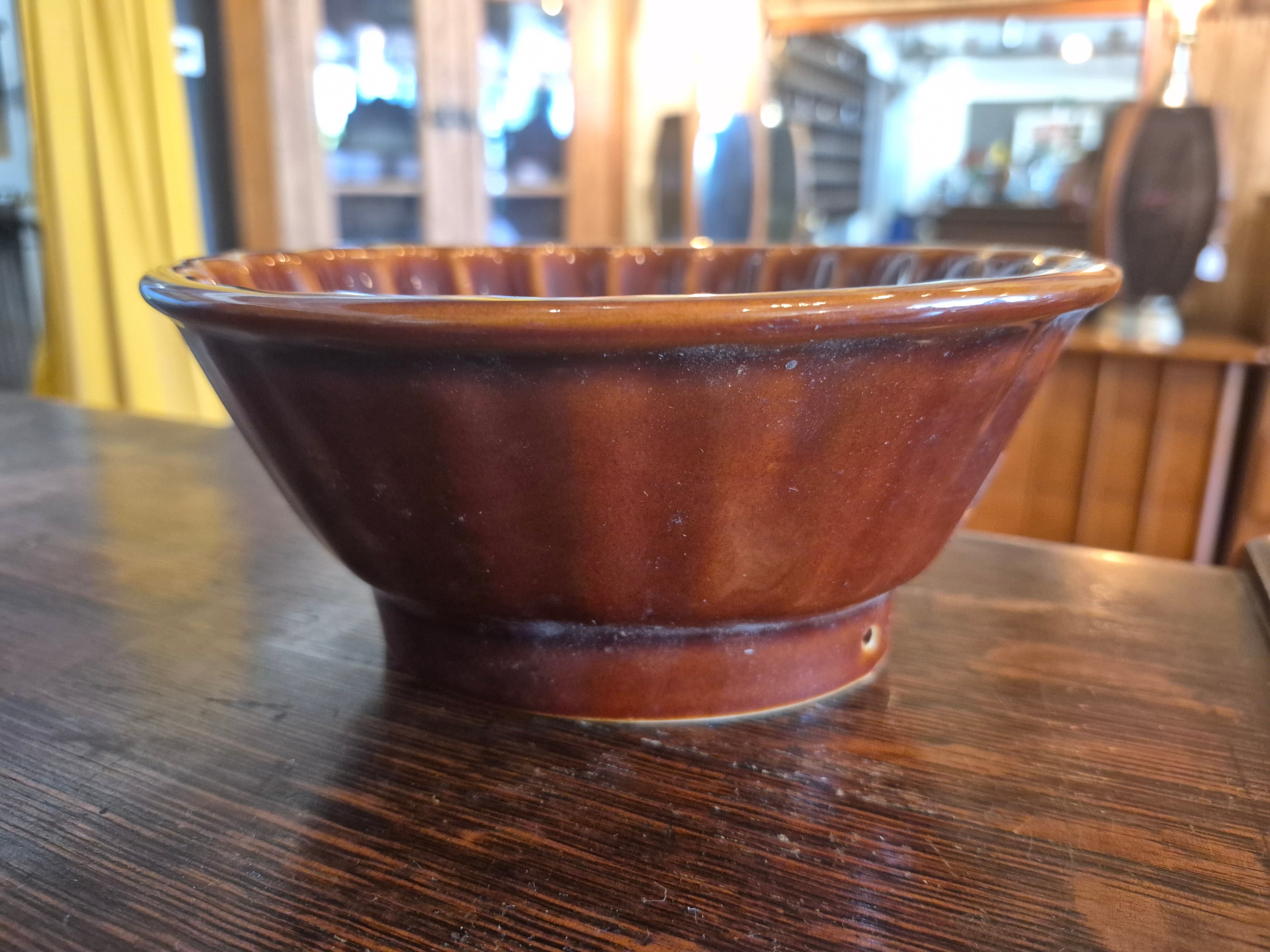 Brown glazed pineapple mold